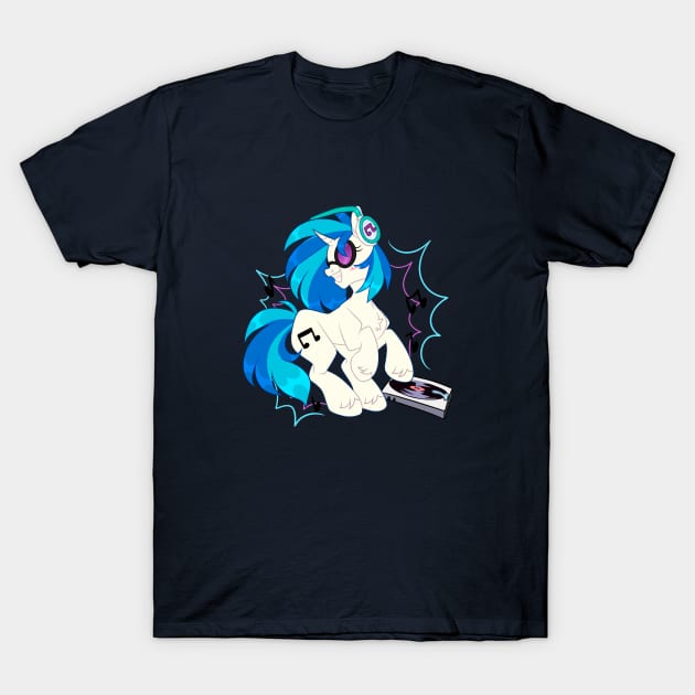 DJ PON3 T-Shirt by Nullkunst